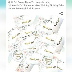 NWT set of 50 thank you cards
